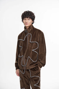 Eden Velvet Jacket Brown - Valabasas