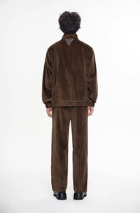 Eden Velvet Jacket Brown - Valabasas