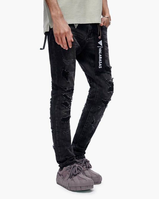 Edge Skinny Black Wash - Valabasas