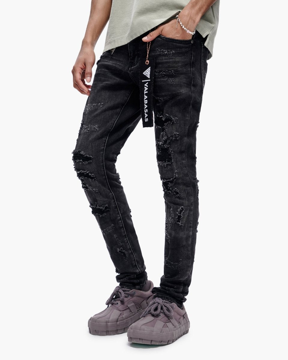 VALABASAS ブラックデニム サイズ30 Edge Skinny Black Wash – Valabasas