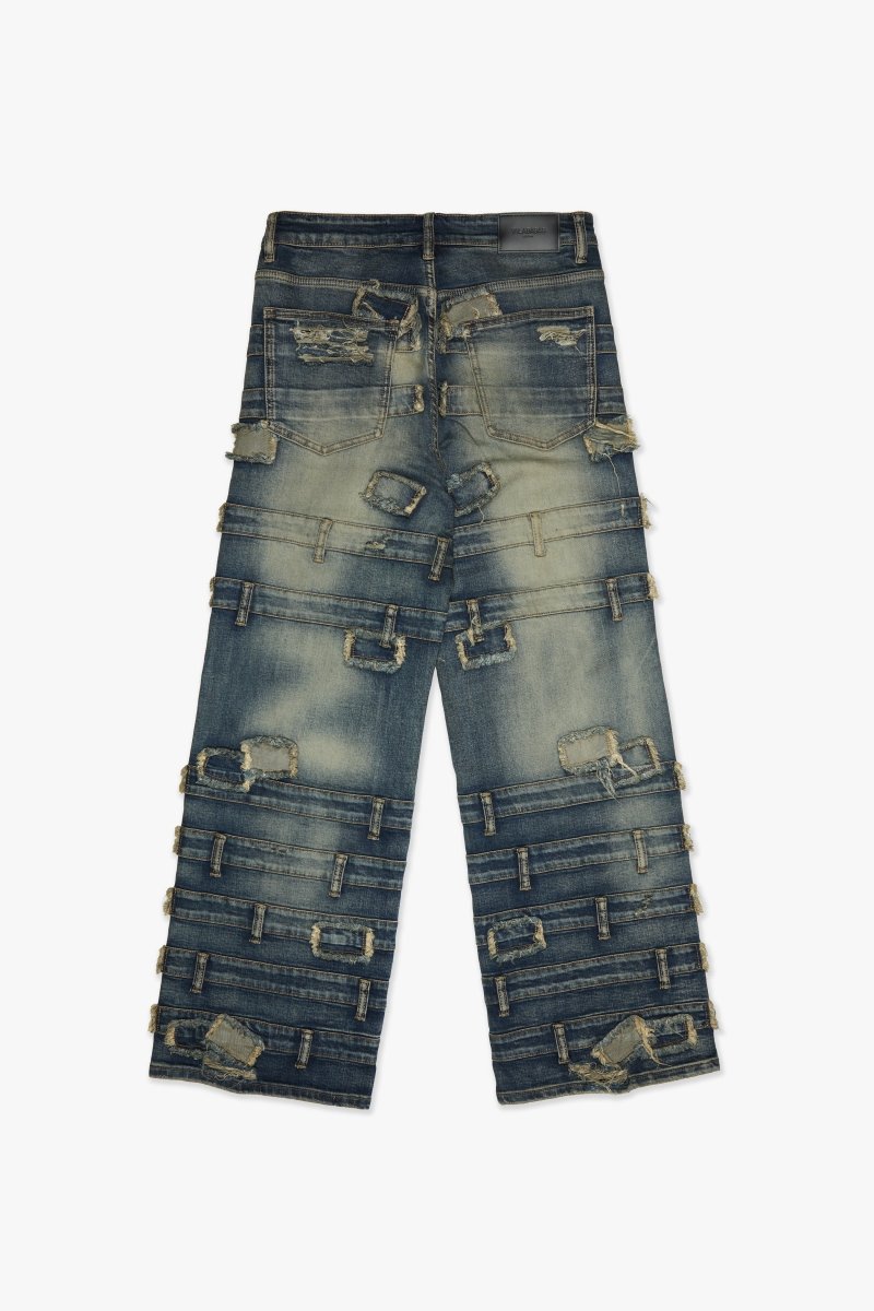 Effect Baggy Dark Vintage Blue - Valabasas