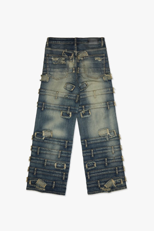 Effect Baggy Dark Vintage Blue - Valabasas