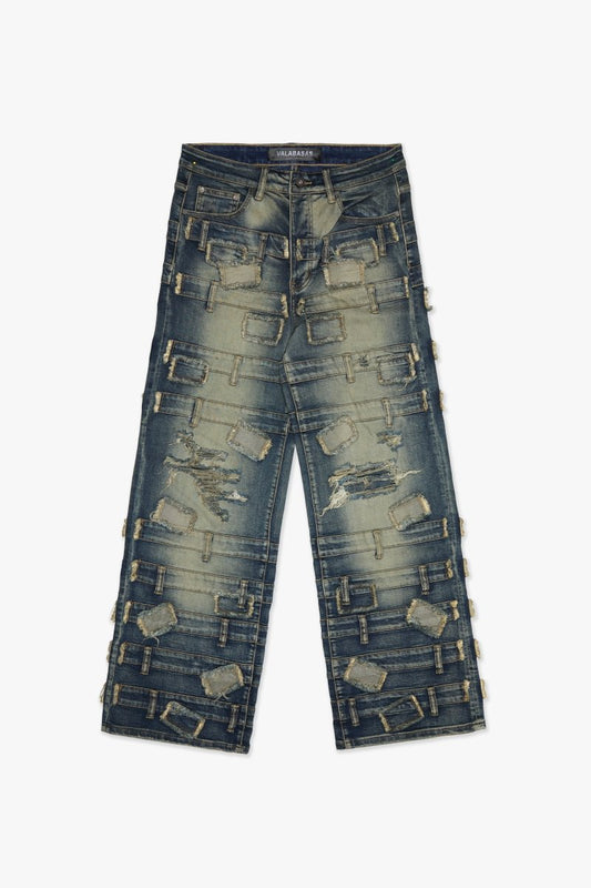 Effect Baggy Dark Vintage Blue - Valabasas