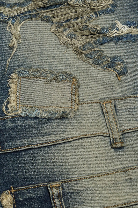 Effect Baggy Dark Vintage Blue - Valabasas