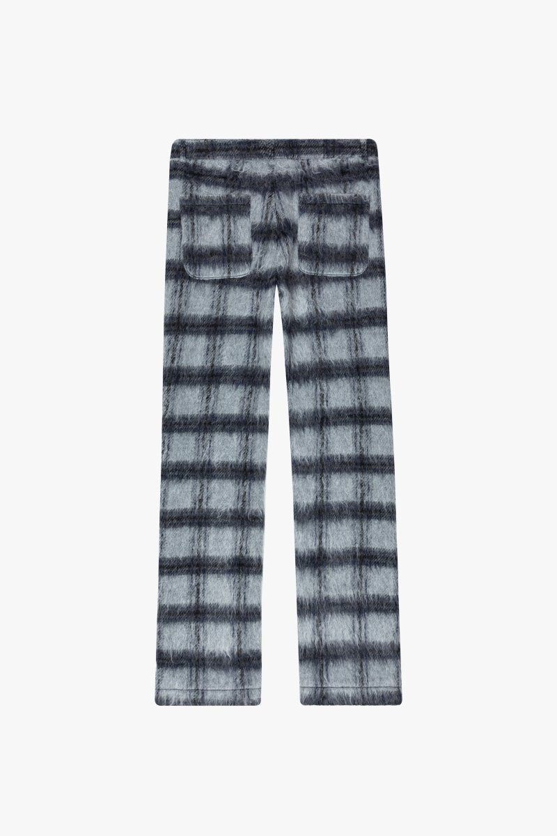 "ELEGANZA"  BLU NOTTE GRIGIO STACKED FLARE MOHAIR