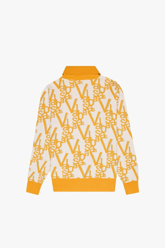 "ELYSIAN" TURTLE NECK CREAM CIRCLE - Valabasas