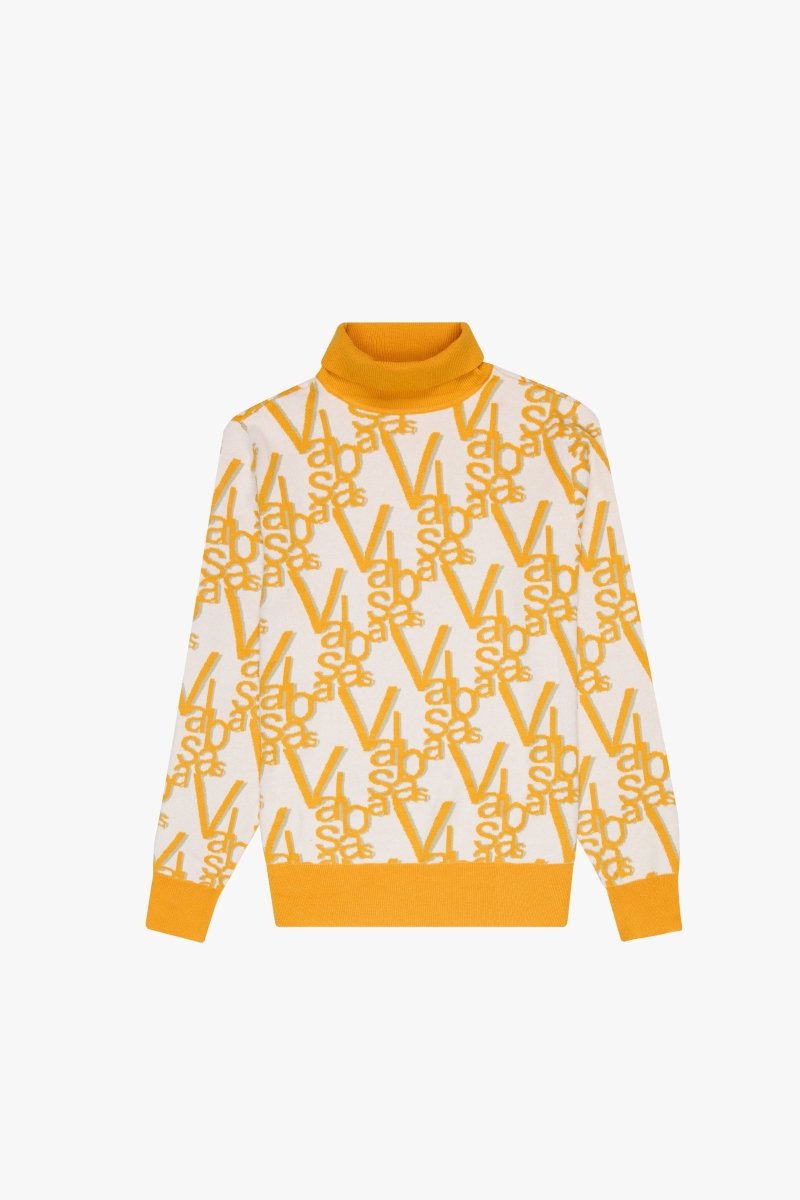 "ELYSIAN" TURTLE NECK CREAM CIRCLE - Valabasas