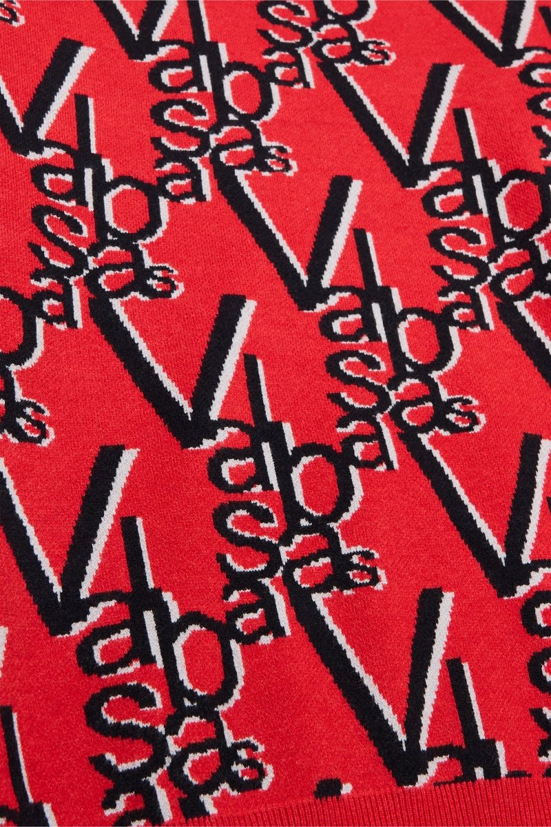 "ELYSIAN" CRIMSON RED TURTLE NECK