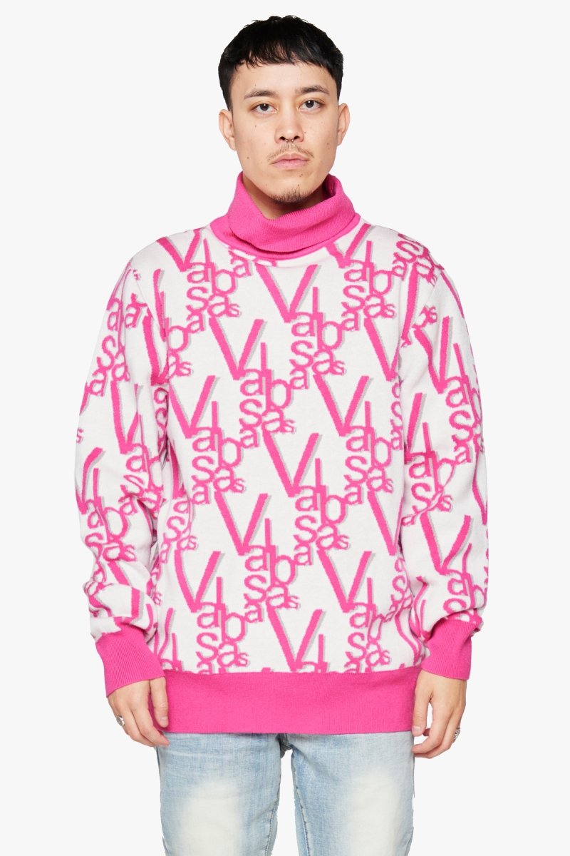 "ELYSIAN" TURTLE NECK DAHLIA PINK - Valabasas