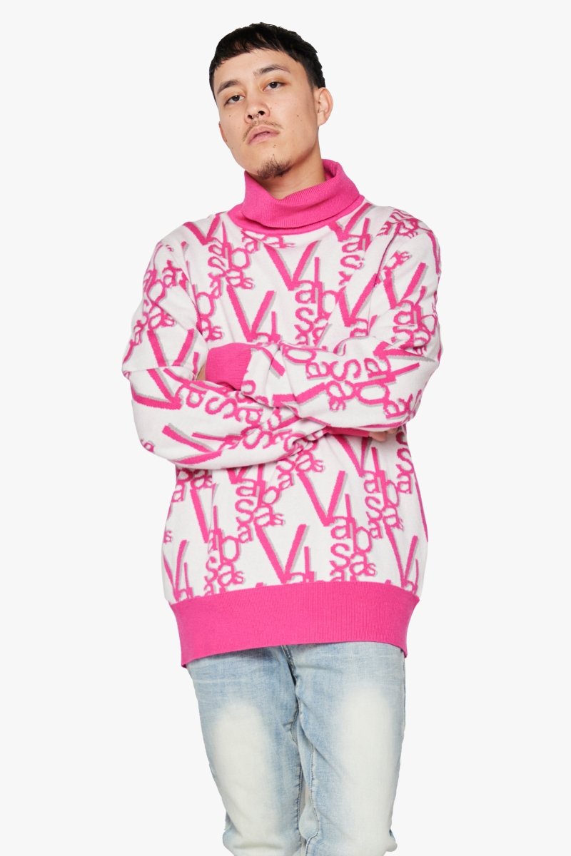 "ELYSIAN" TURTLE NECK DAHLIA PINK - Valabasas