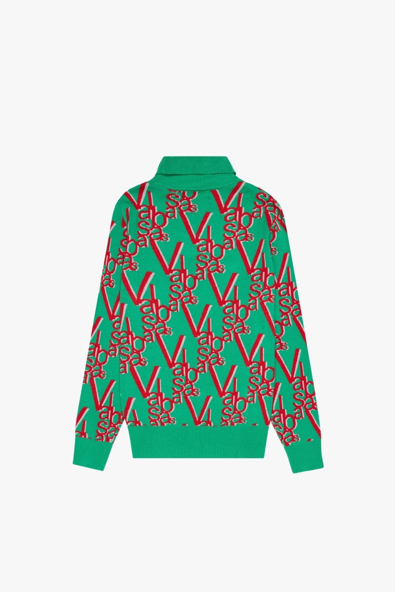 "ELYSIAN" TURTLE NECK HOLIDAY EVER GREEN - Valabasas