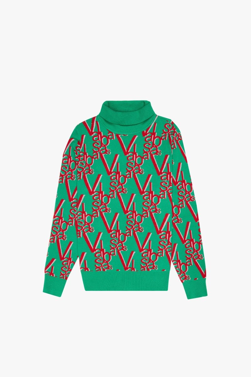 "ELYSIAN" TURTLE NECK HOLIDAY EVER GREEN - Valabasas