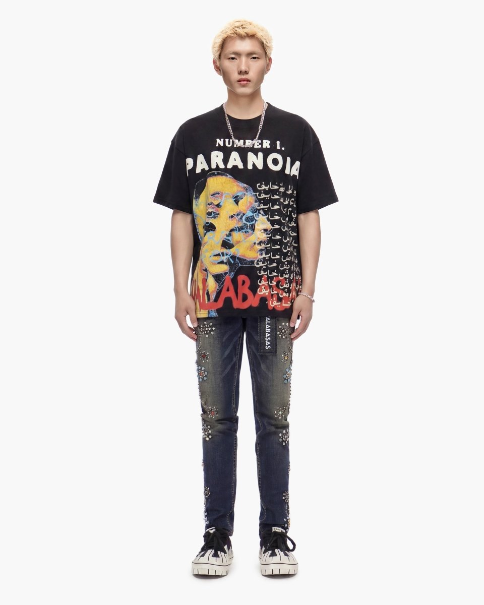 Embargo Dark Blue Wash Skinny Jeans - Valabasas