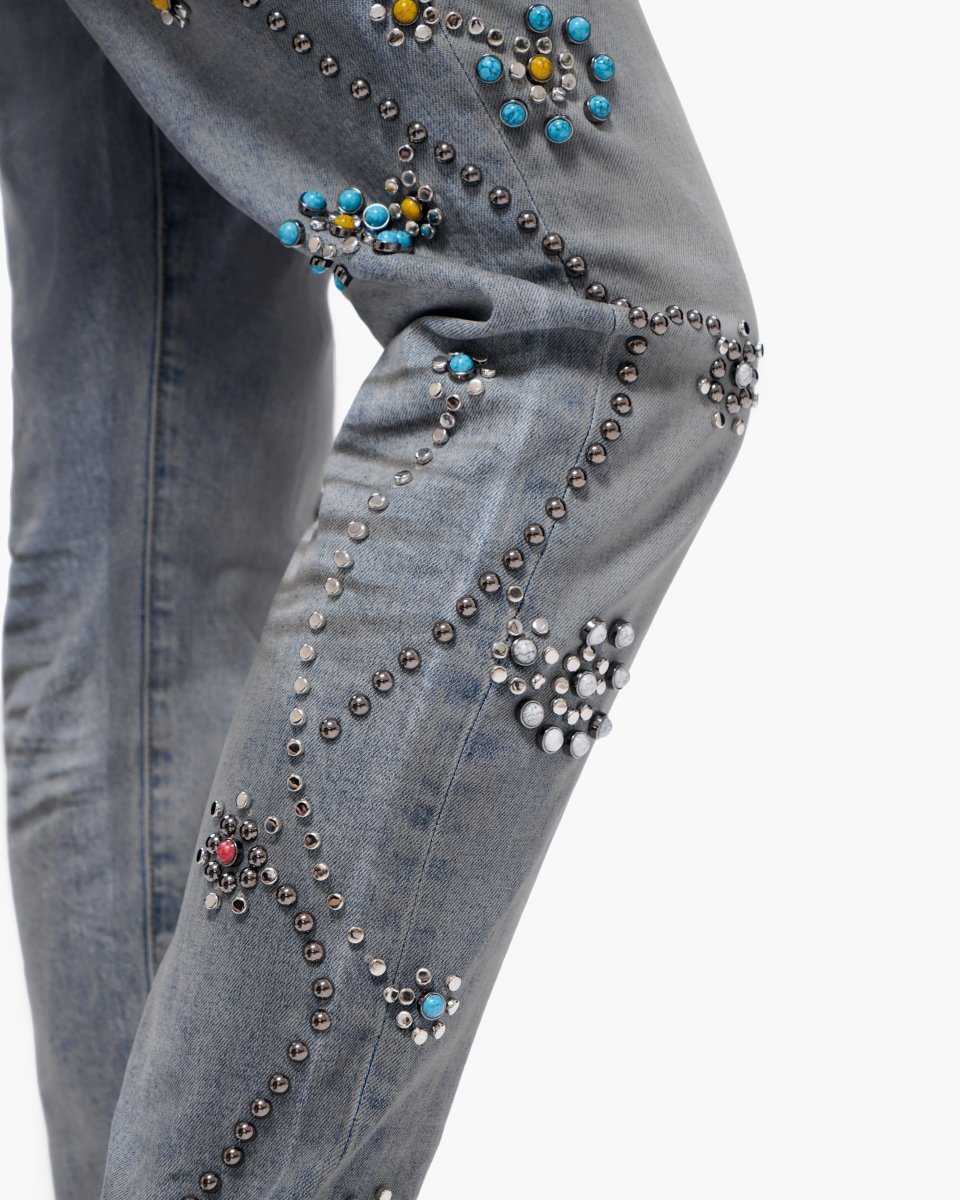 Embargo Light Dirty Wash Skinny Jeans - Valabasas
