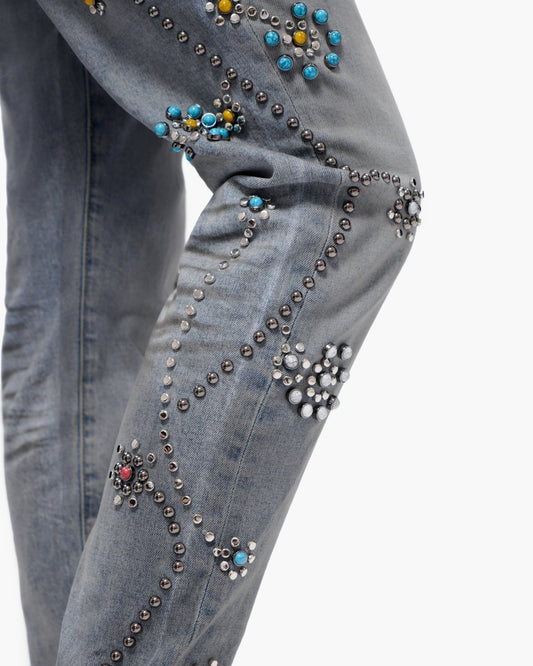 Embargo Light Dirty Wash Skinny Jeans - Valabasas