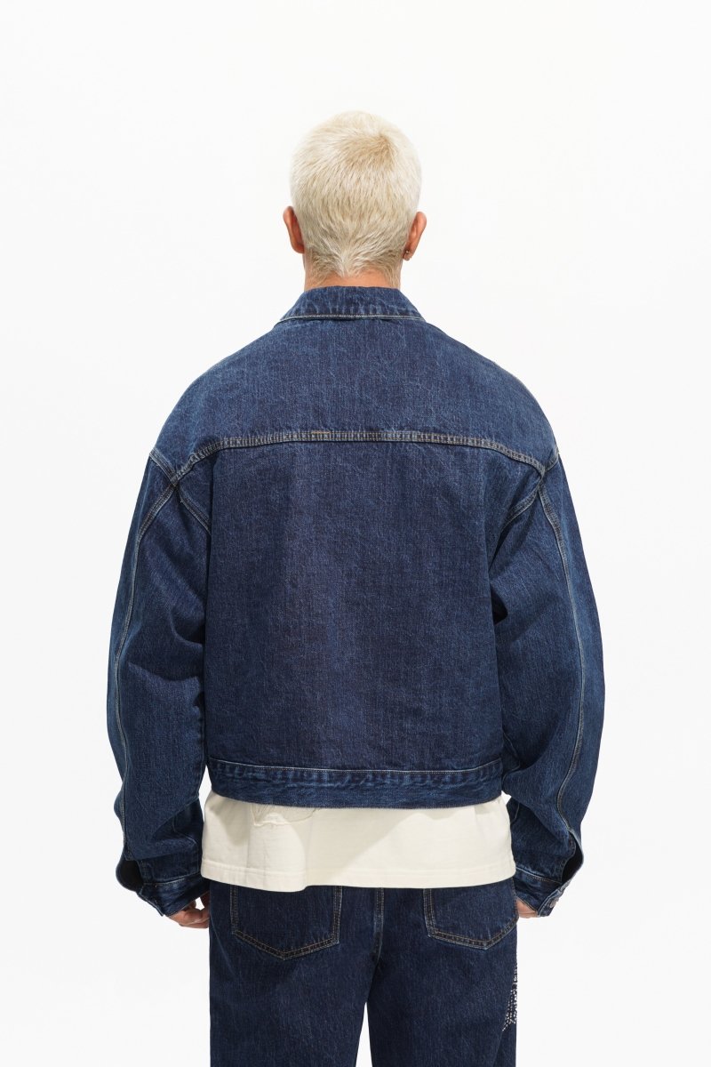 Encrypted Jacket Denim Blue - Valabasas