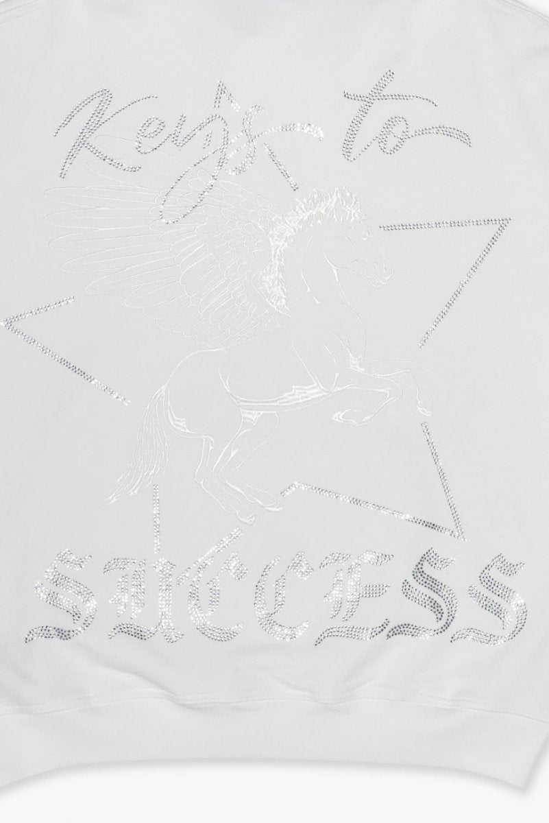 "EQUUS" WHITE HOODIE