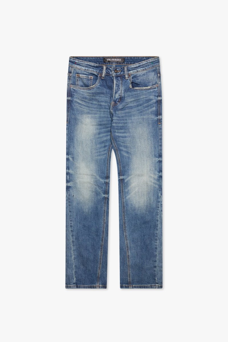 Essence Stacked Jeans Blue - Valabasas