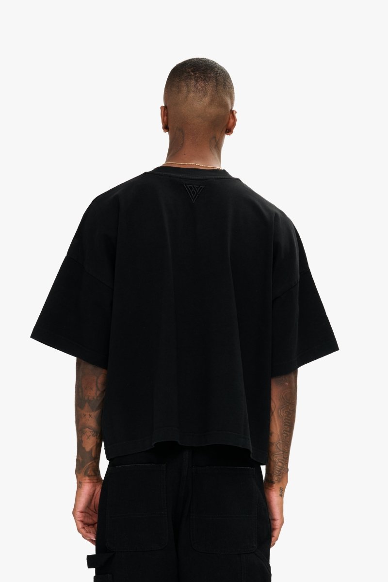 Essential Crop Tee Black