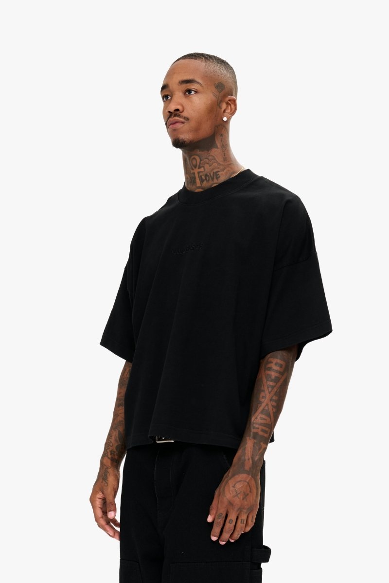 Essential Crop Tee Black