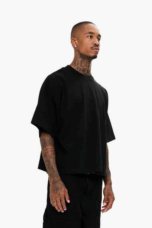 Essential Crop Tee Black - Valabasas