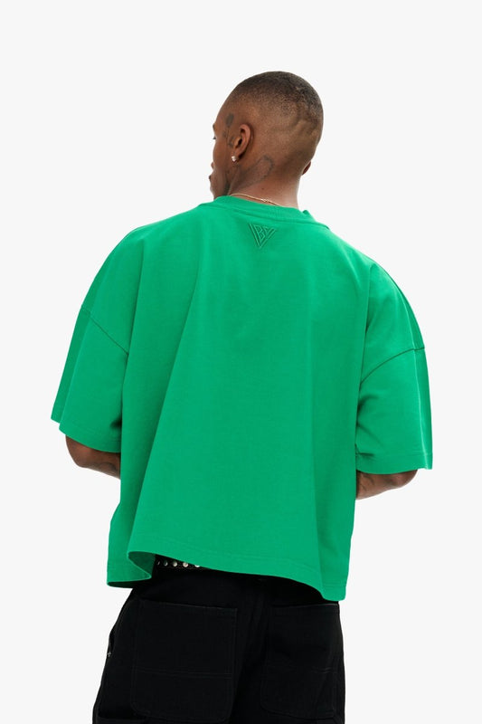 Essential Crop Tee Green - Valabasas