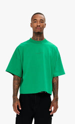 Essential Crop Tee Green