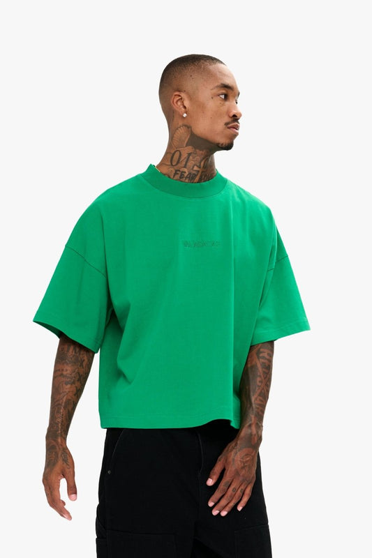Essential Crop Tee Green - Valabasas