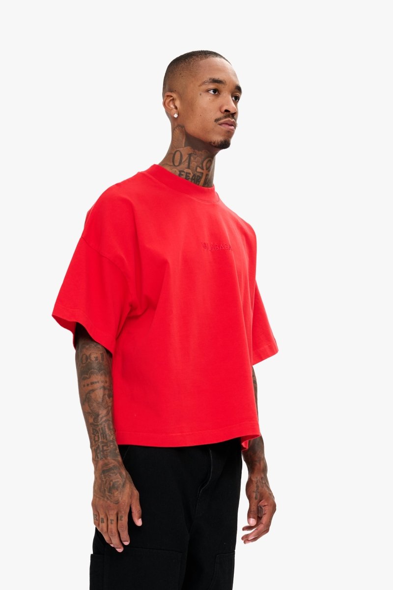 Essential Crop Tee Red