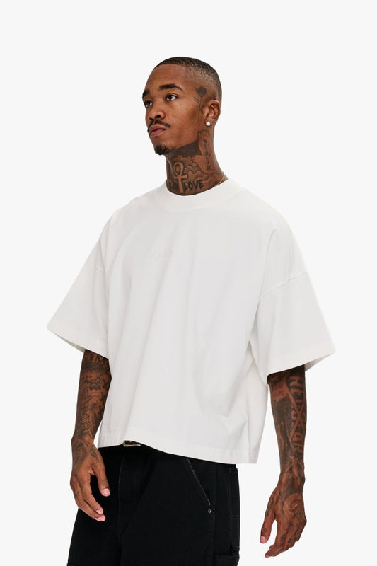 Essential Crop Tee White - Valabasas