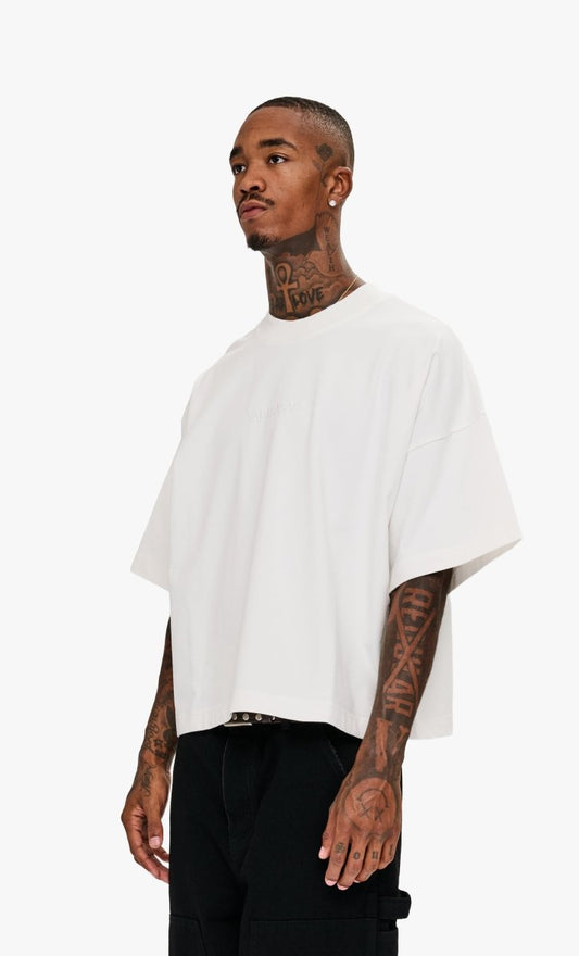 Essential Crop Tee White - Valabasas