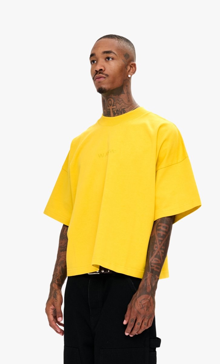 Essential Crop Tee Yellow