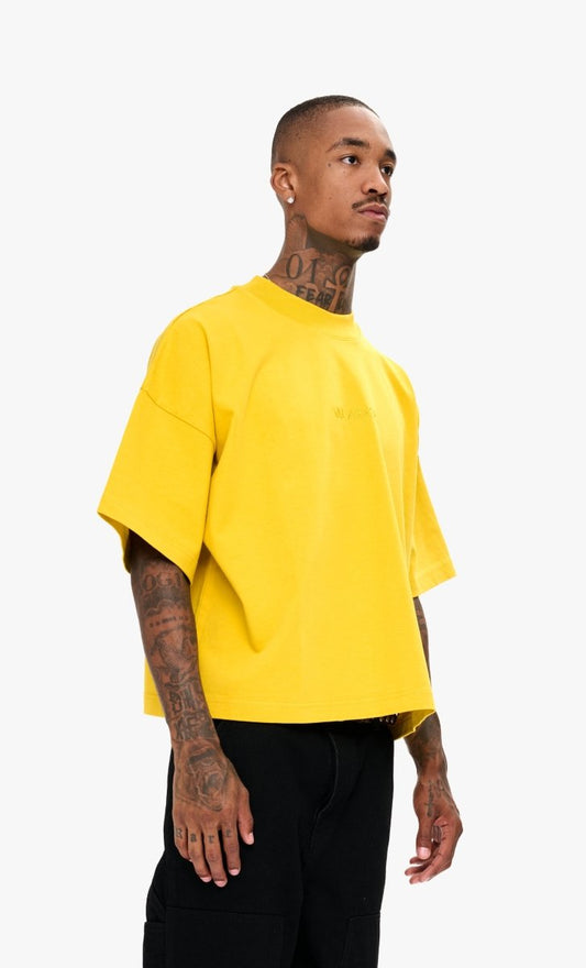 Essential Crop Tee Yellow - Valabasas
