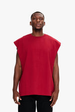 Essential Sleeveless Tee Bloodstone