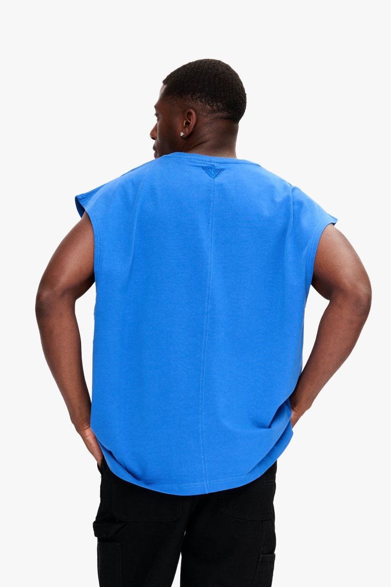Essential Sleeveless Tee Electric Blue - Valabasas