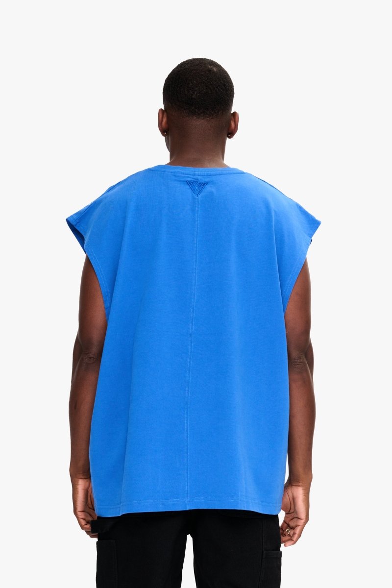 Essential Sleeveless Tee Electric Blue - Valabasas