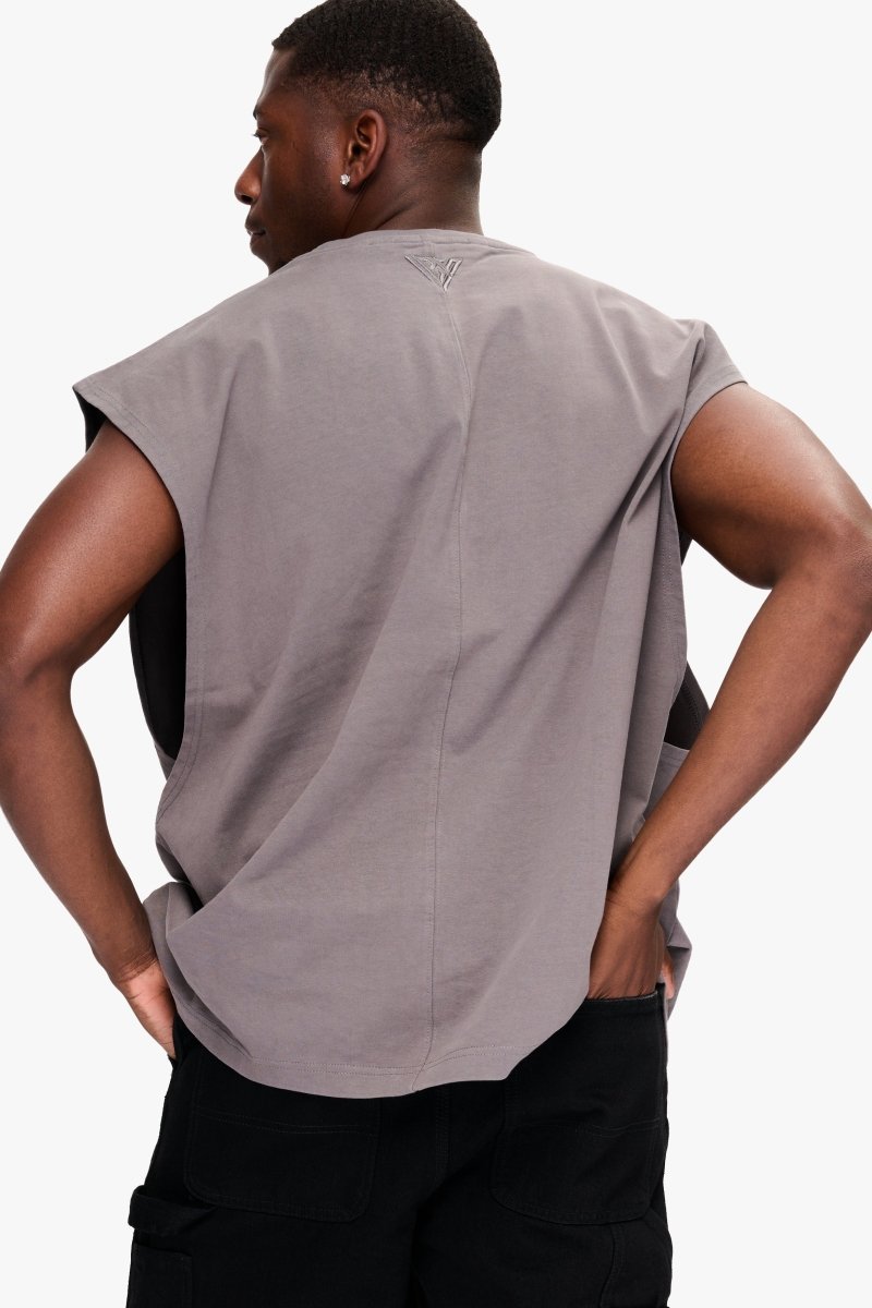 Essential Sleeveless Tee Graphite - Valabasas