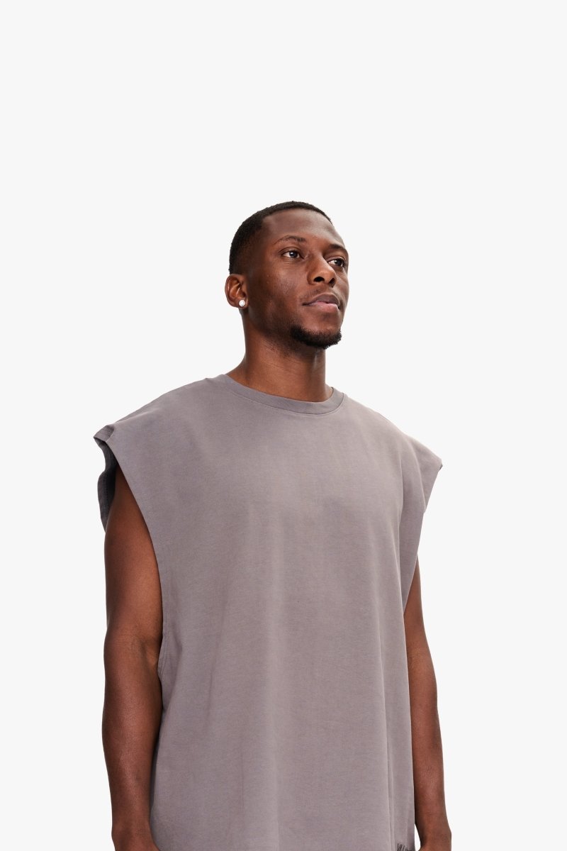 Essential Sleeveless Tee Graphite - Valabasas