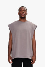 Essential Sleeveless Tee Graphite