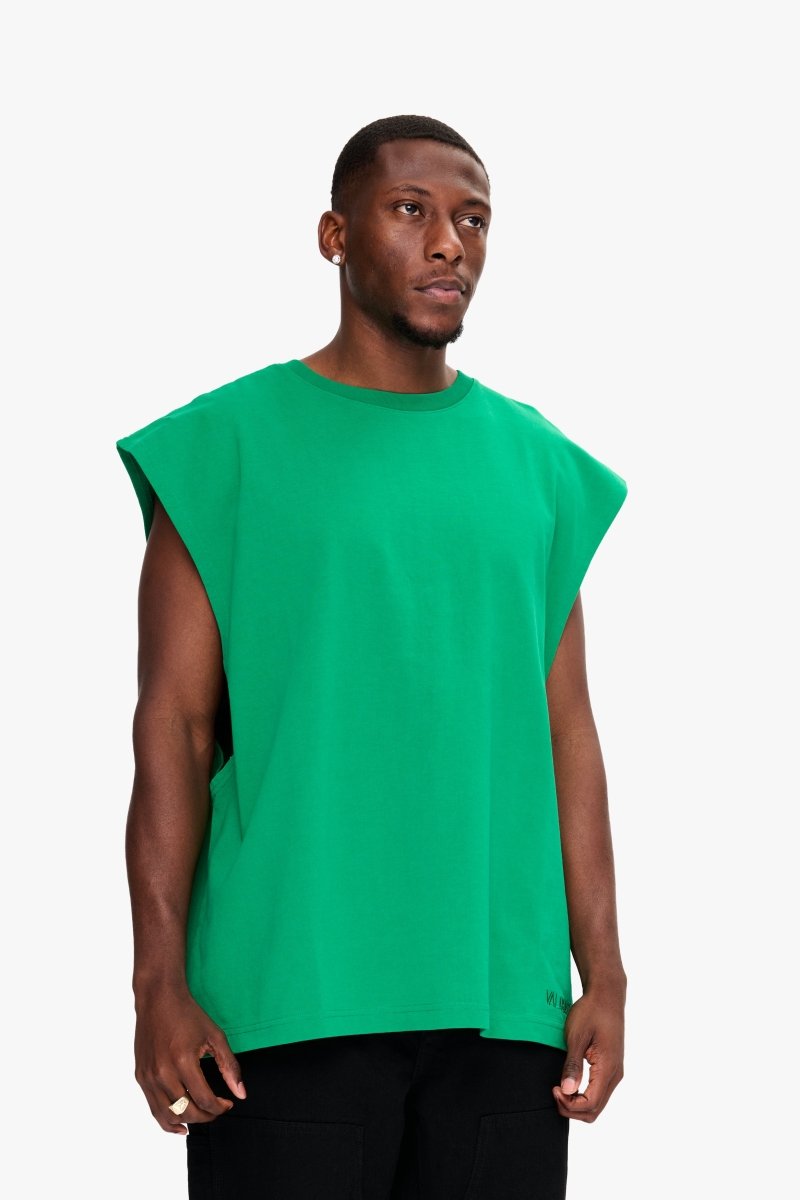 Essential Sleeveless Tee Green - Valabasas
