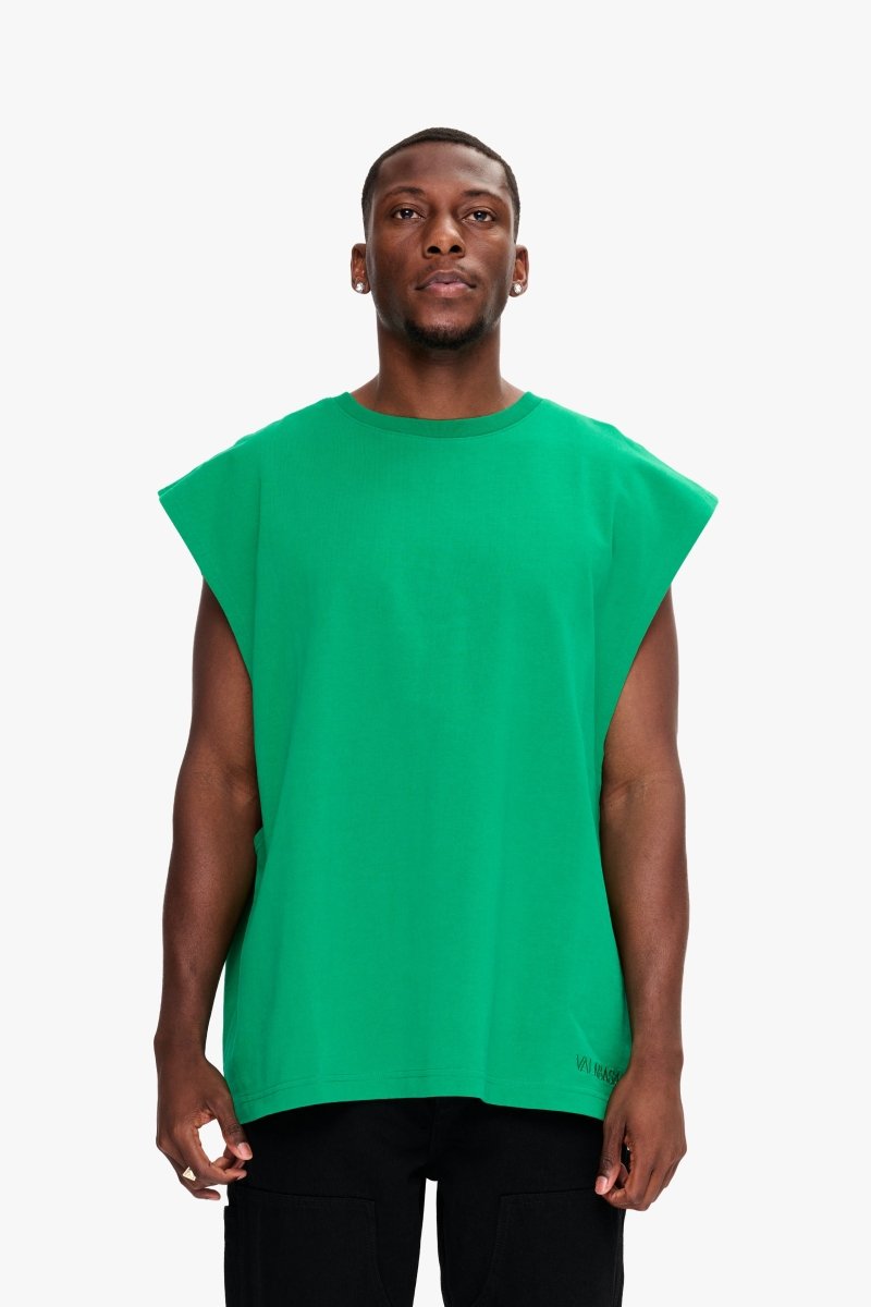 Essential Sleeveless Tee Green - Valabasas
