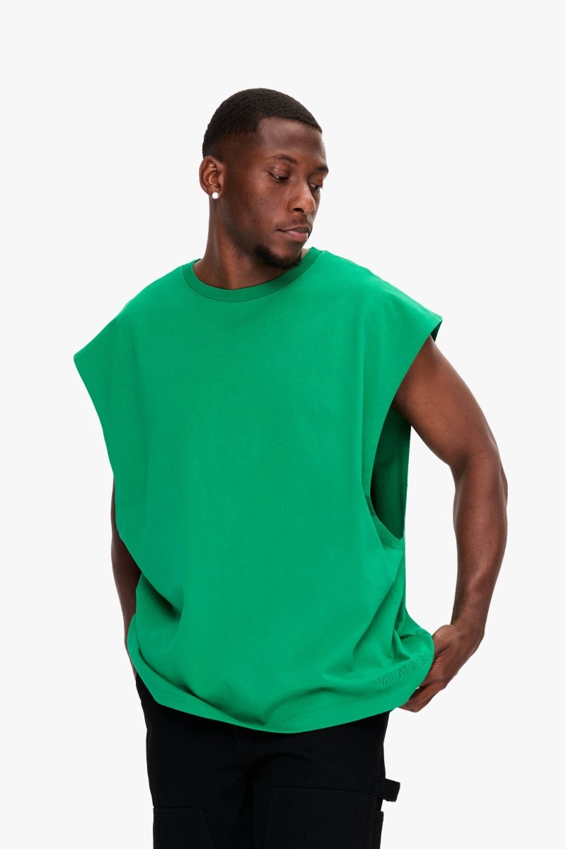 Essential Sleeveless Tee Green - Valabasas
