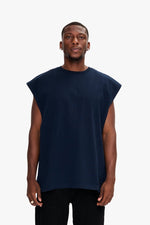 Essential Sleeveless Tee Navy
