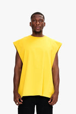 Essential Sleeveless Tee Yellow
