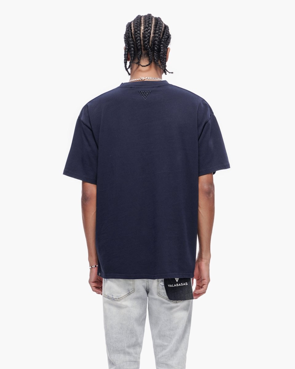 Essential Tank Navy Blue Tee – Valabasas