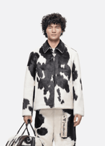 Étalon 100% Cowhide Jacket – Black & White