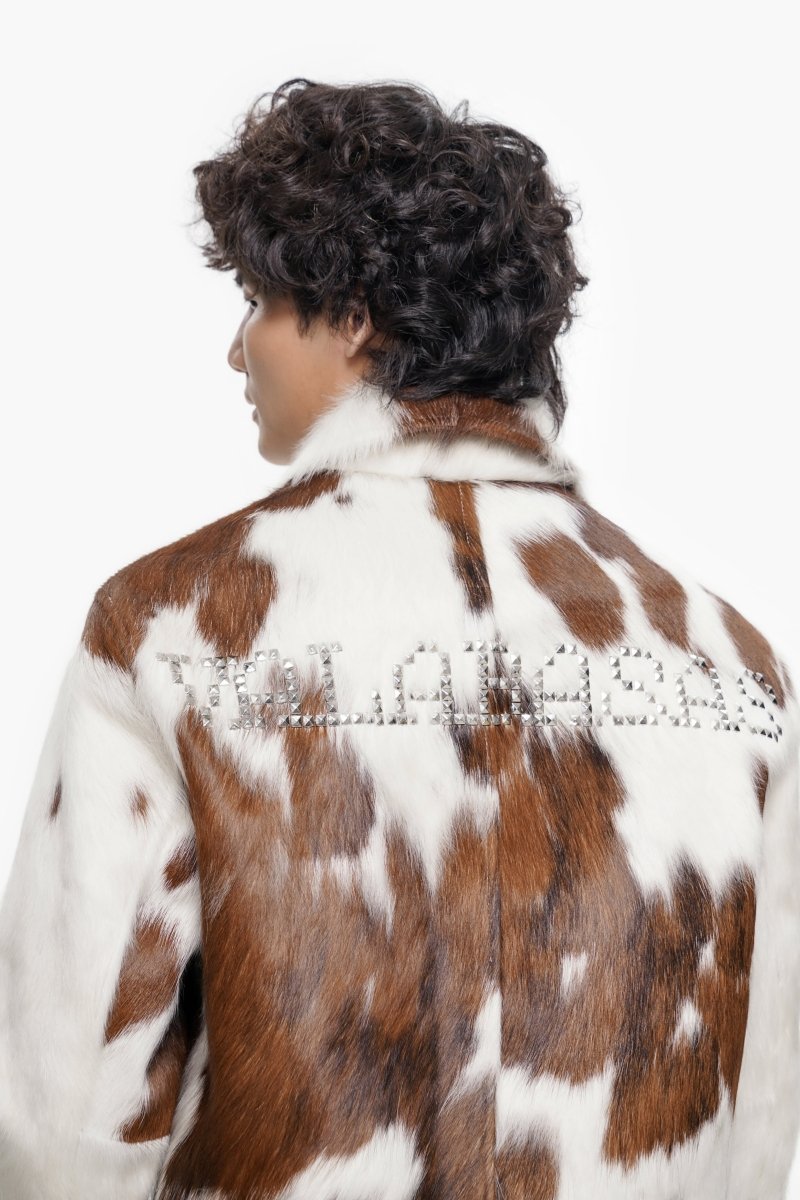 Étalon 100% Cowhide Jacket – Brown & Cream - Valabasas