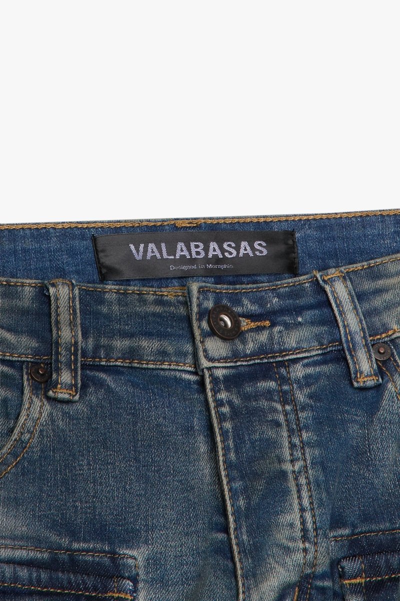 Euro Skinny Jean Blue Vintage - Valabasas