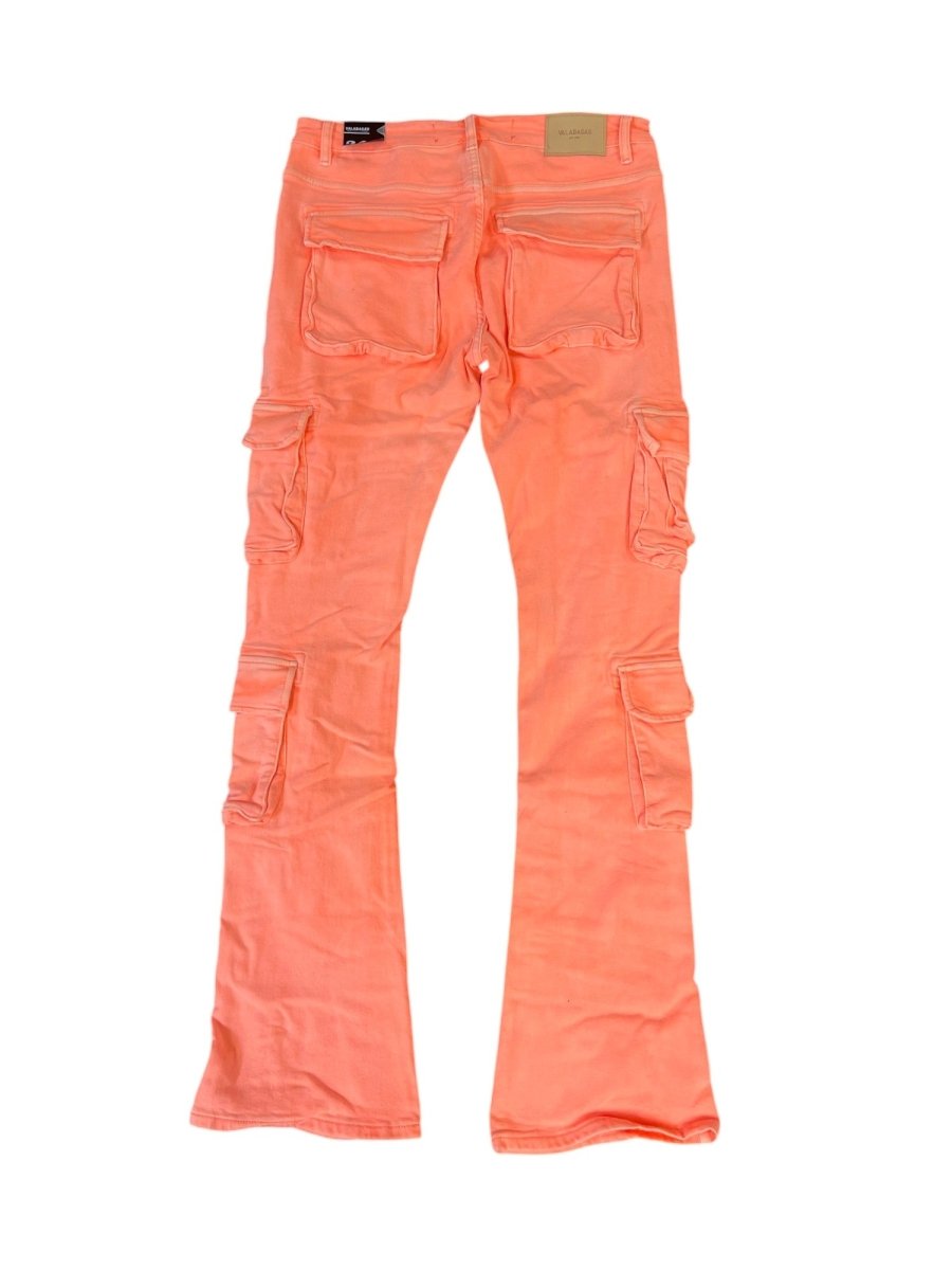 EXPANSE - ORANGE STACKED FLARE JEAN