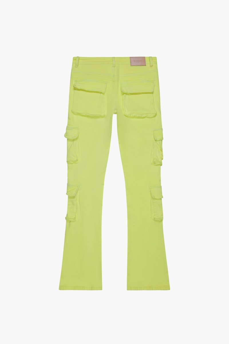 Expanse Stacked Flare Jean Yelllow - Valabasas